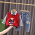 Boy's Long Sleeve Set Three-Piece Set